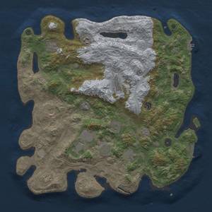 Thumbnail Rust Map: Procedural Map, Size: 4250, Seed: 102188693, 18 Monuments