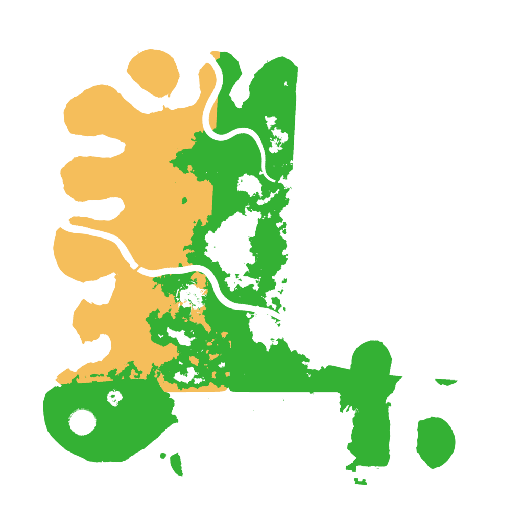 Biome Rust Map: Procedural Map, Size: 3500, Seed: 1750978899