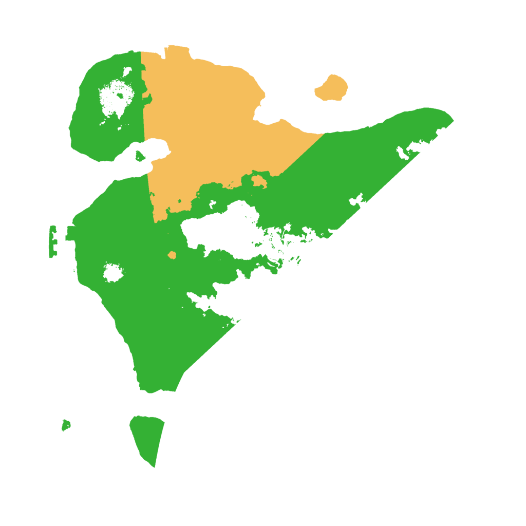 Biome Rust Map: Procedural Map, Size: 2500, Seed: 1983478695