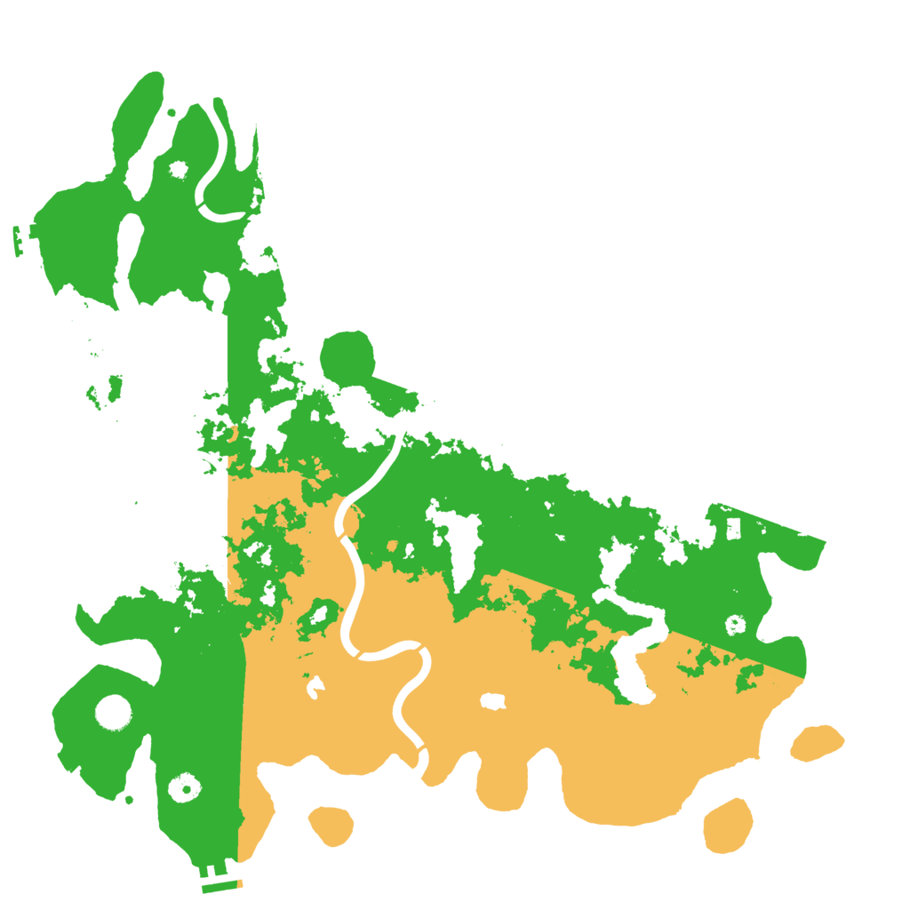 Biome Rust Map: Procedural Map, Size: 4500, Seed: 967534263