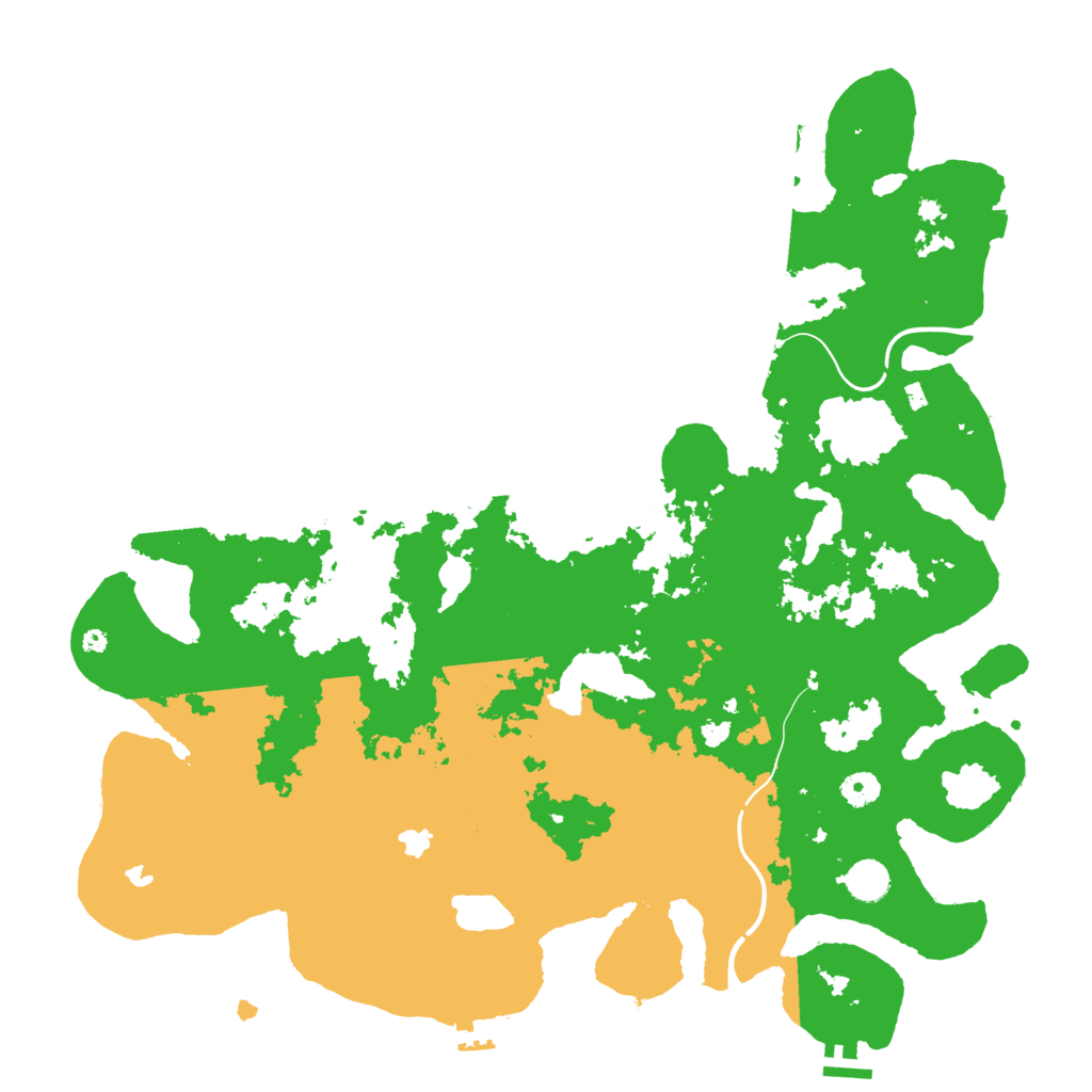 Biome Rust Map: Procedural Map, Size: 4500, Seed: 813432283