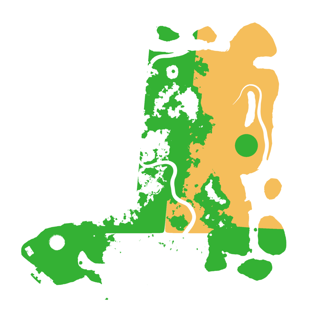 Biome Rust Map: Procedural Map, Size: 3600, Seed: 623425710