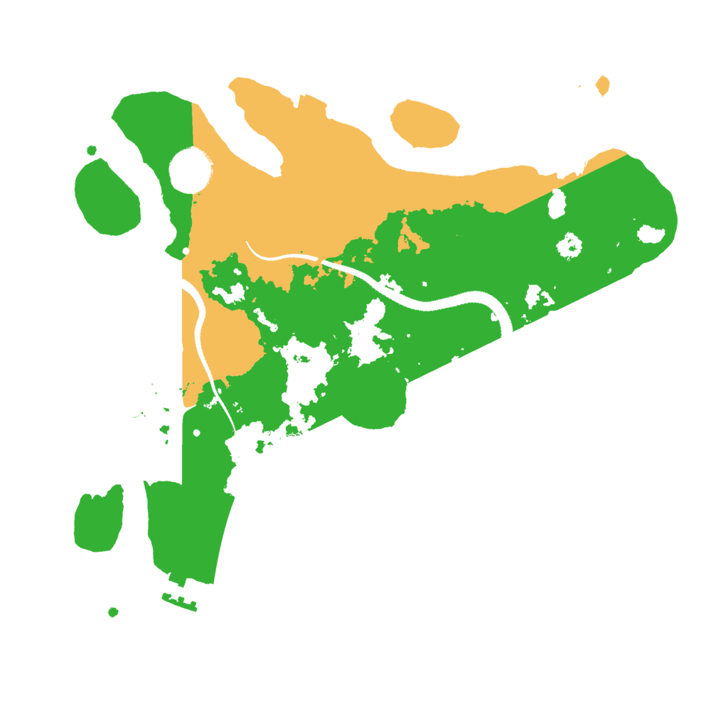 Biome Rust Map: Procedural Map, Size: 3000, Seed: 48719071