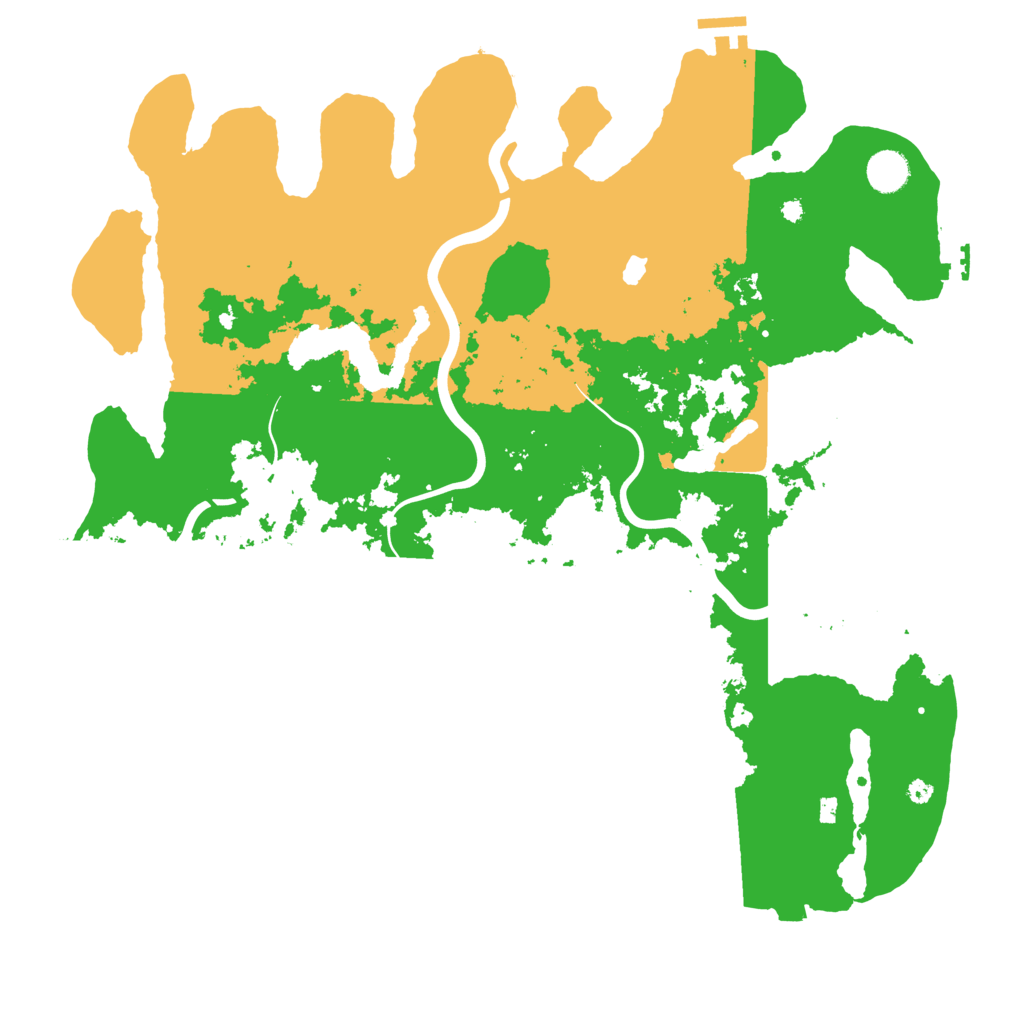 Biome Rust Map: Procedural Map, Size: 4250, Seed: 25577