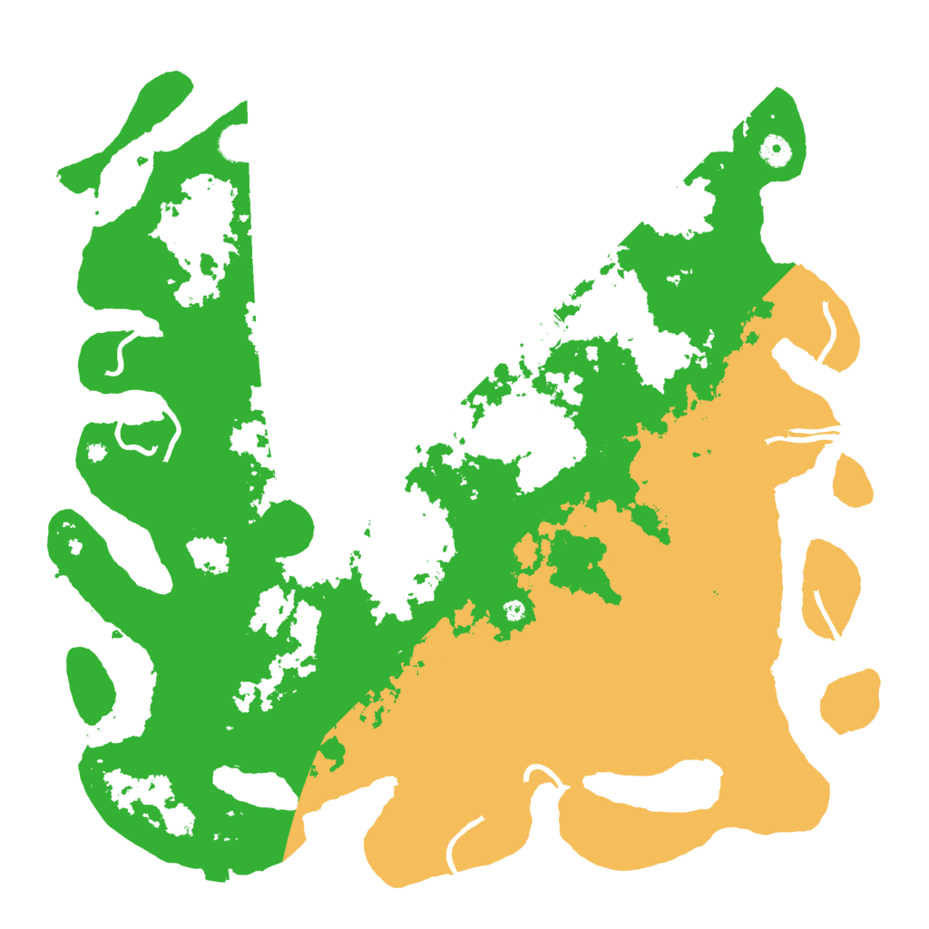 Biome Rust Map: Procedural Map, Size: 4500, Seed: 101100648