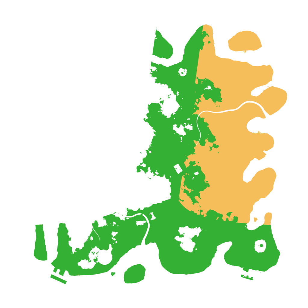 Biome Rust Map: Procedural Map, Size: 3700, Seed: 1612379047