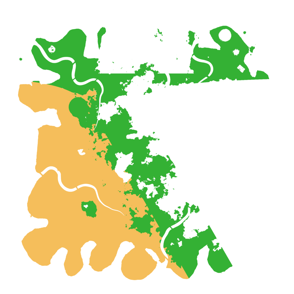 Biome Rust Map: Procedural Map, Size: 4250, Seed: 23457945