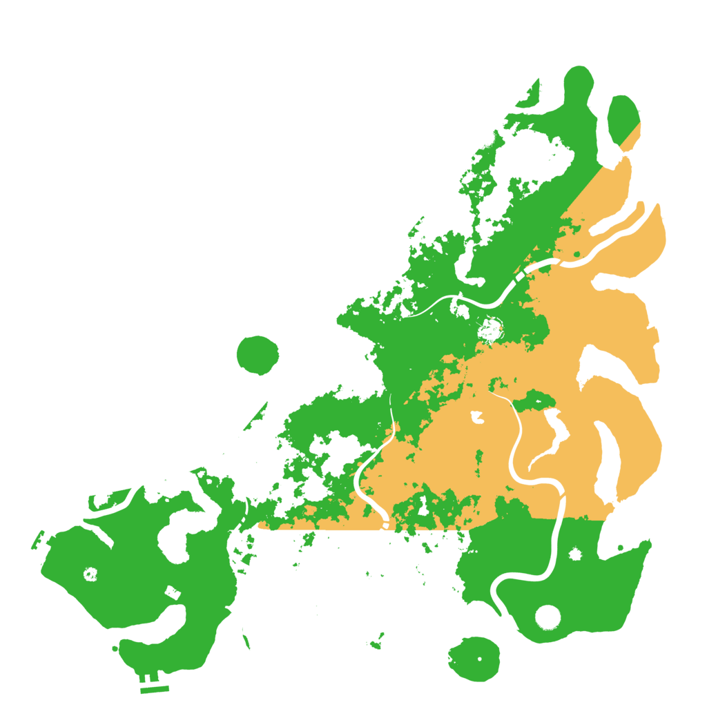 Biome Rust Map: Procedural Map, Size: 5000, Seed: 1093722884