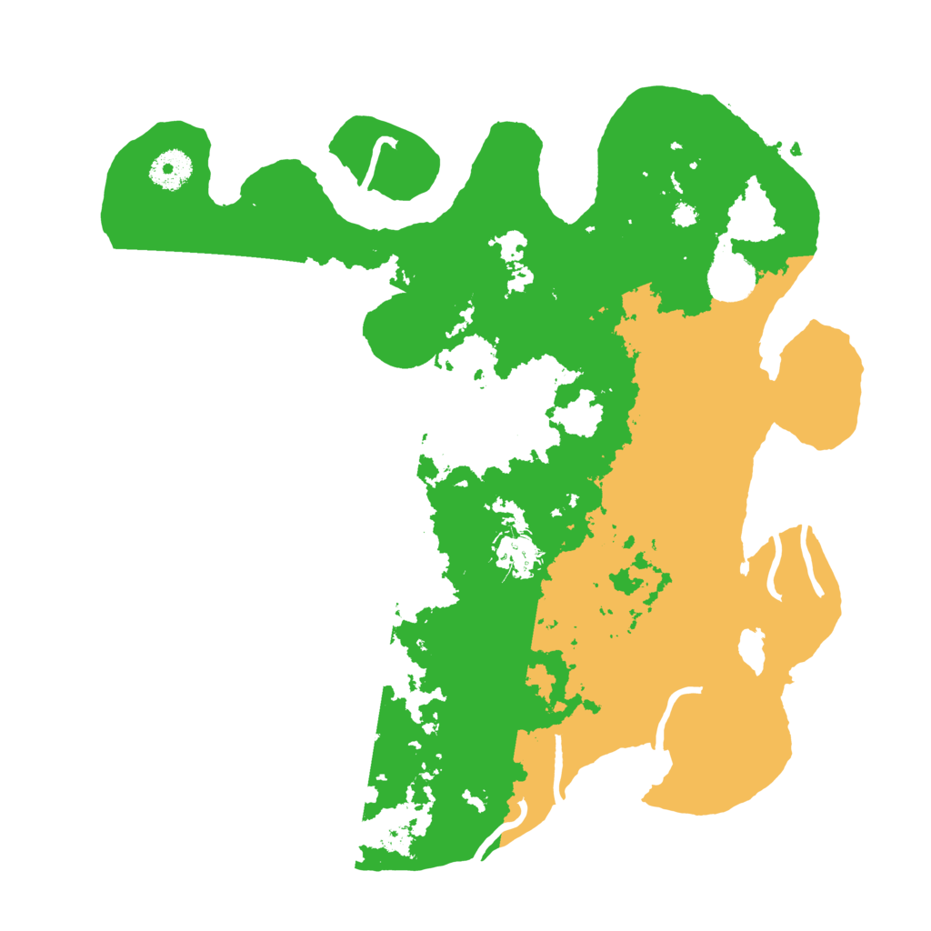 Biome Rust Map: Procedural Map, Size: 3500, Seed: 1678098615