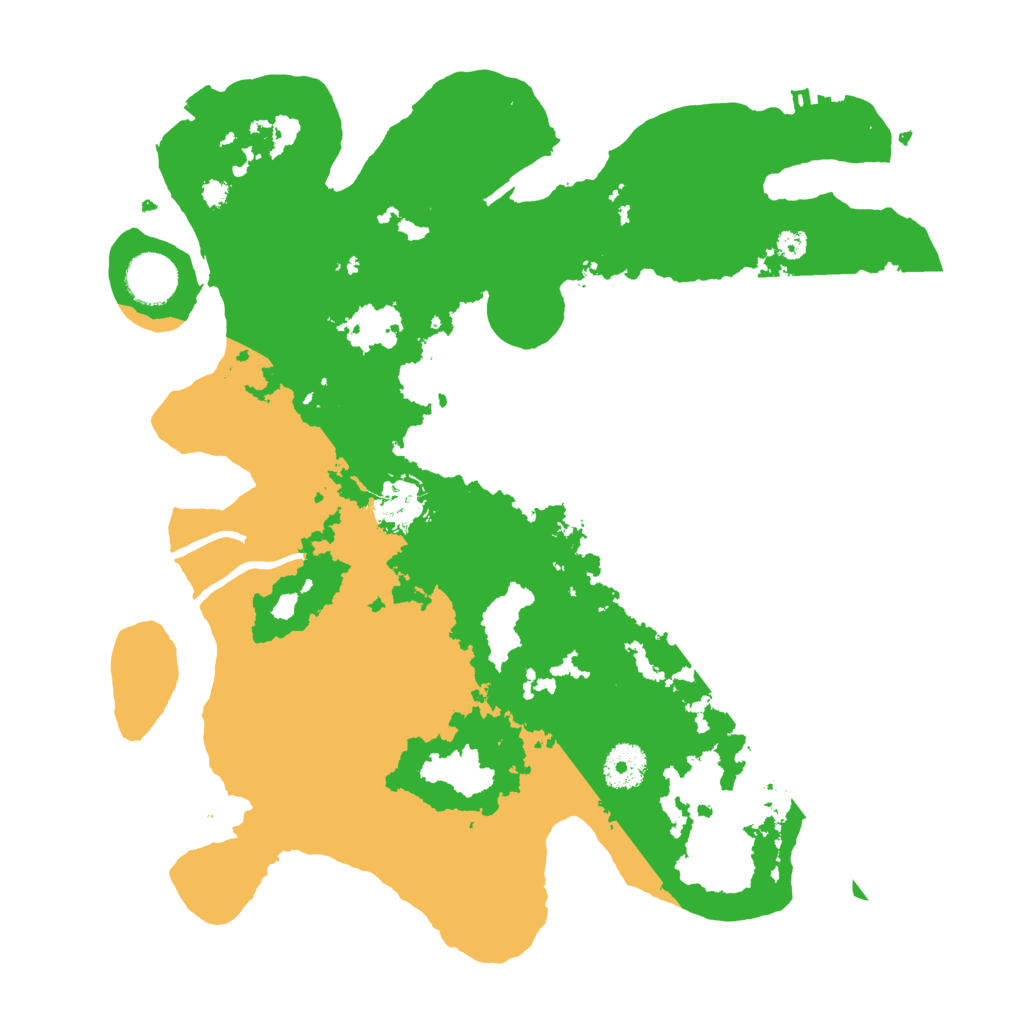 Biome Rust Map: Procedural Map, Size: 3500, Seed: 242431085
