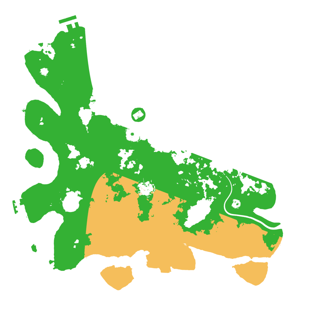 Biome Rust Map: Procedural Map, Size: 3500, Seed: 1290953386