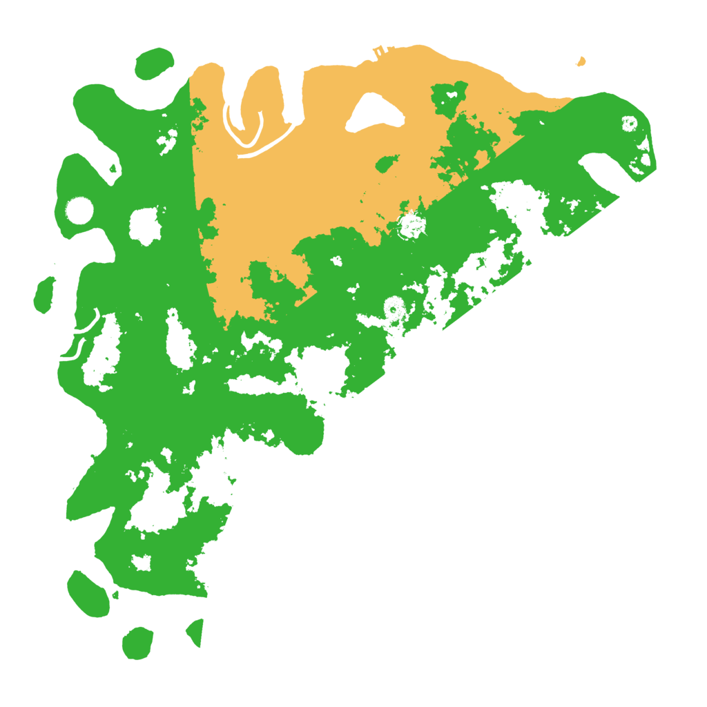 Biome Rust Map: Procedural Map, Size: 4500, Seed: 1070773815