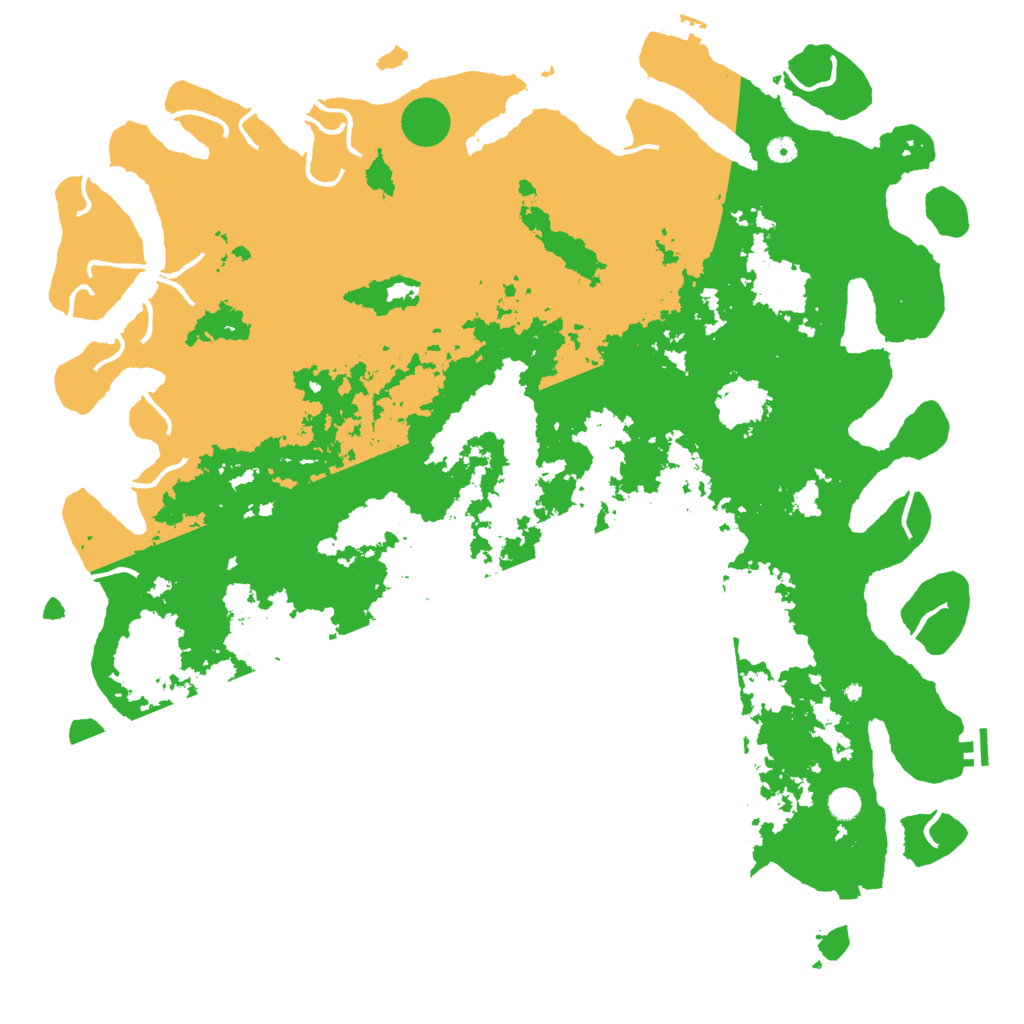 Biome Rust Map: Procedural Map, Size: 5500, Seed: 746532