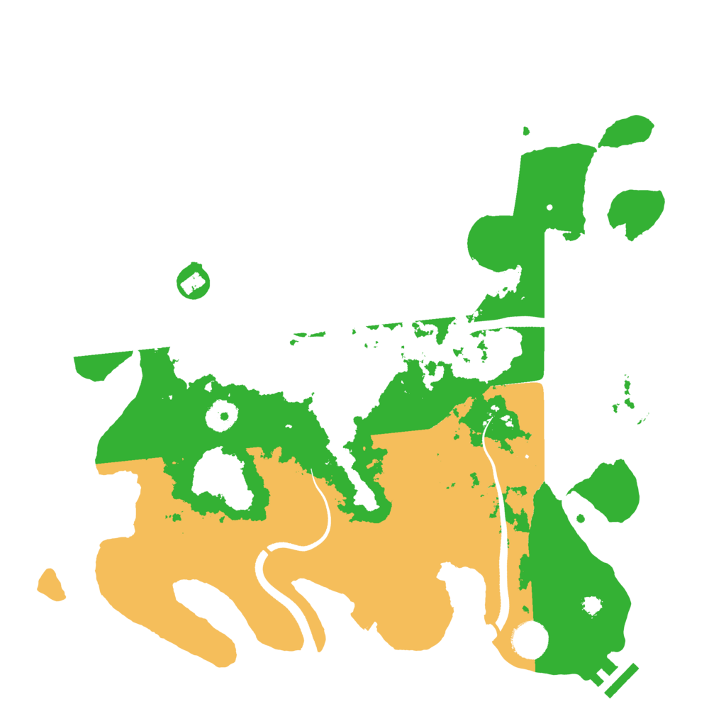 Biome Rust Map: Procedural Map, Size: 3500, Seed: 1790595816