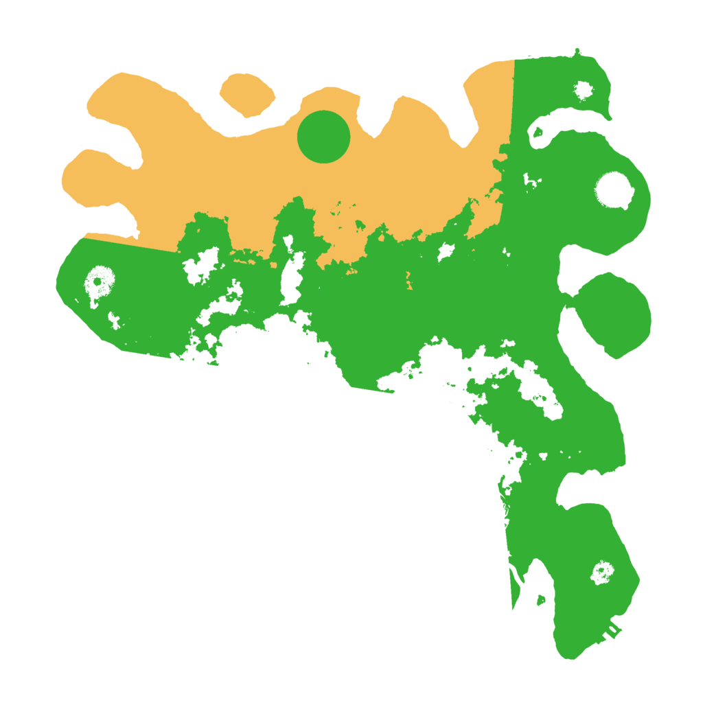 Biome Rust Map: Procedural Map, Size: 3500, Seed: 735906034