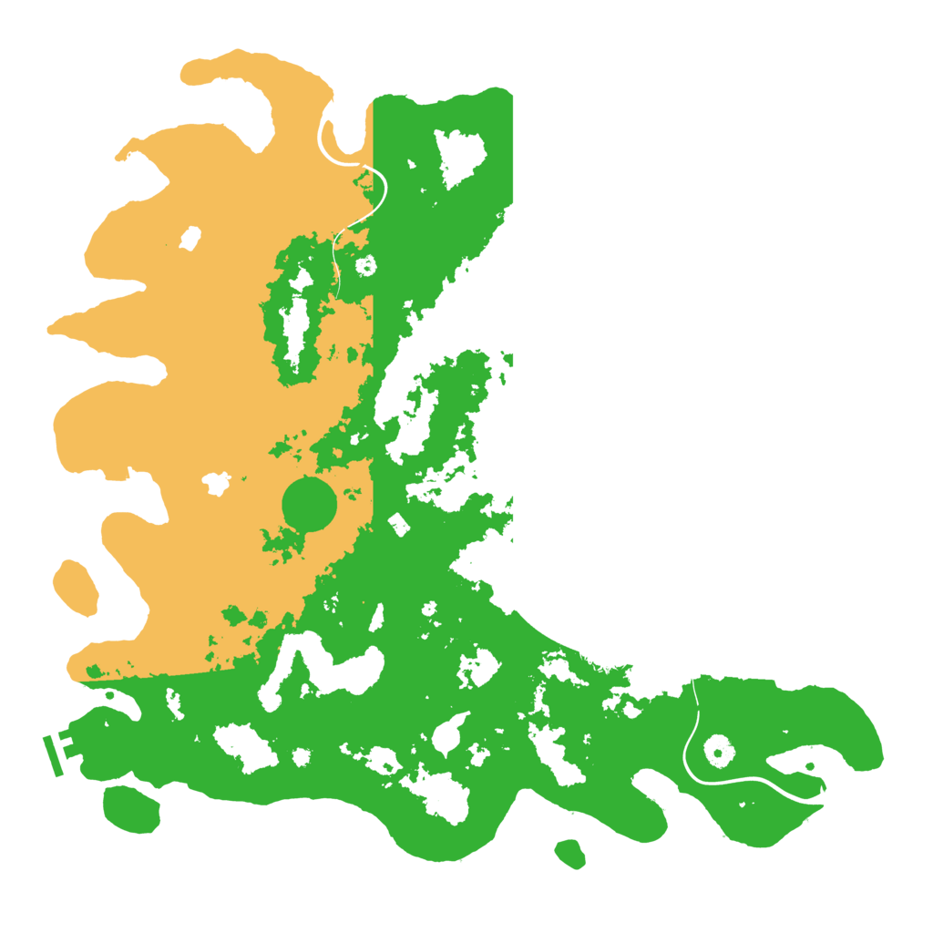 Biome Rust Map: Procedural Map, Size: 4500, Seed: 1715140583