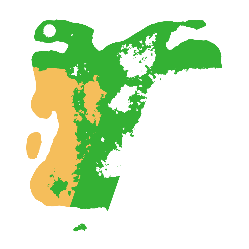 Biome Rust Map: Barren, Size: 3500, Seed: 230407