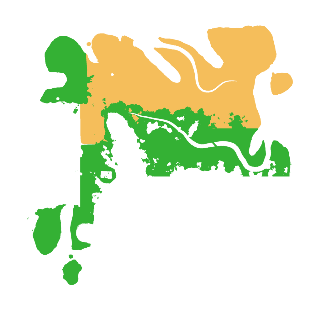 Biome Rust Map: Procedural Map, Size: 3000, Seed: 9455