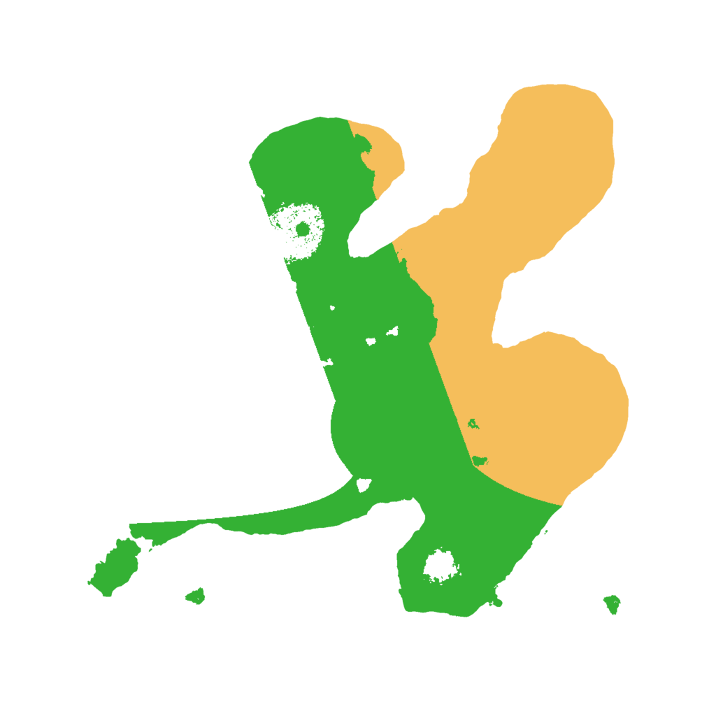 Biome Rust Map: Procedural Map, Size: 2000, Seed: 26523423