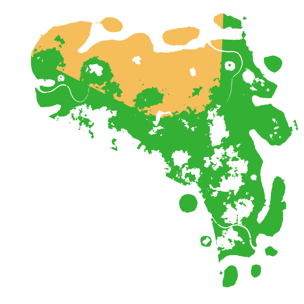Biome Rust Map: Procedural Map, Size: 4500, Seed: 1953074145