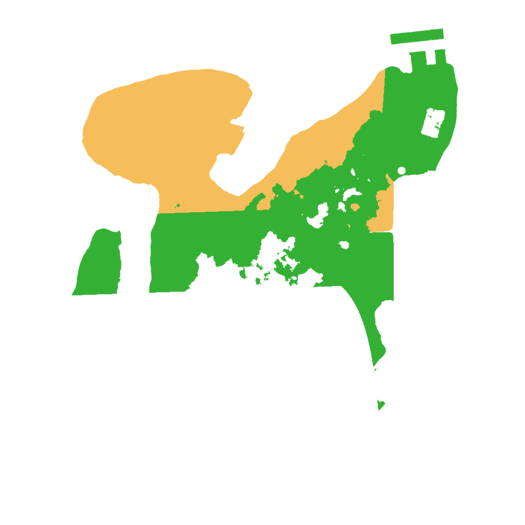 Biome Rust Map: Procedural Map, Size: 2000, Seed: 1142294489