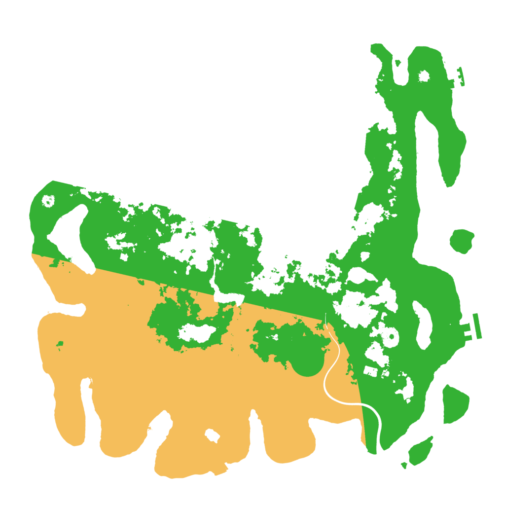 Biome Rust Map: Procedural Map, Size: 4000, Seed: 125559391