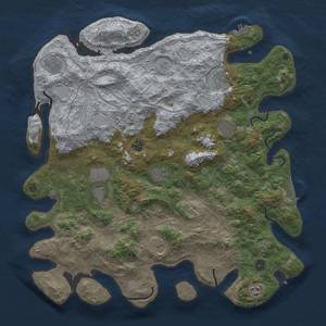Thumbnail Rust Map: Procedural Map, Size: 4500, Seed: 594, 16 Monuments