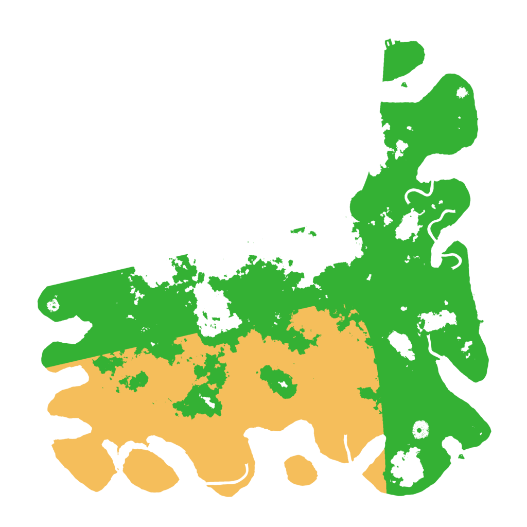 Biome Rust Map: Procedural Map, Size: 4500, Seed: 594