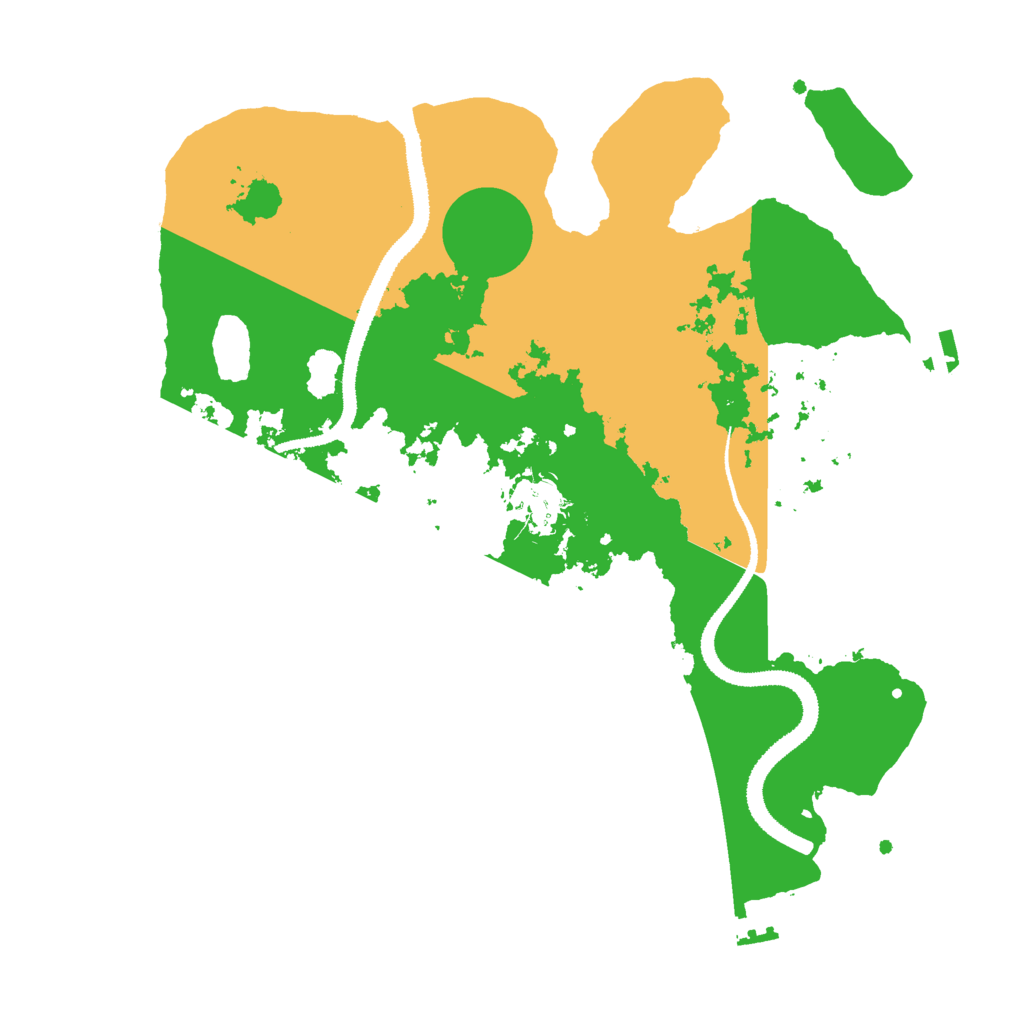 Biome Rust Map: Procedural Map, Size: 3000, Seed: 664652801
