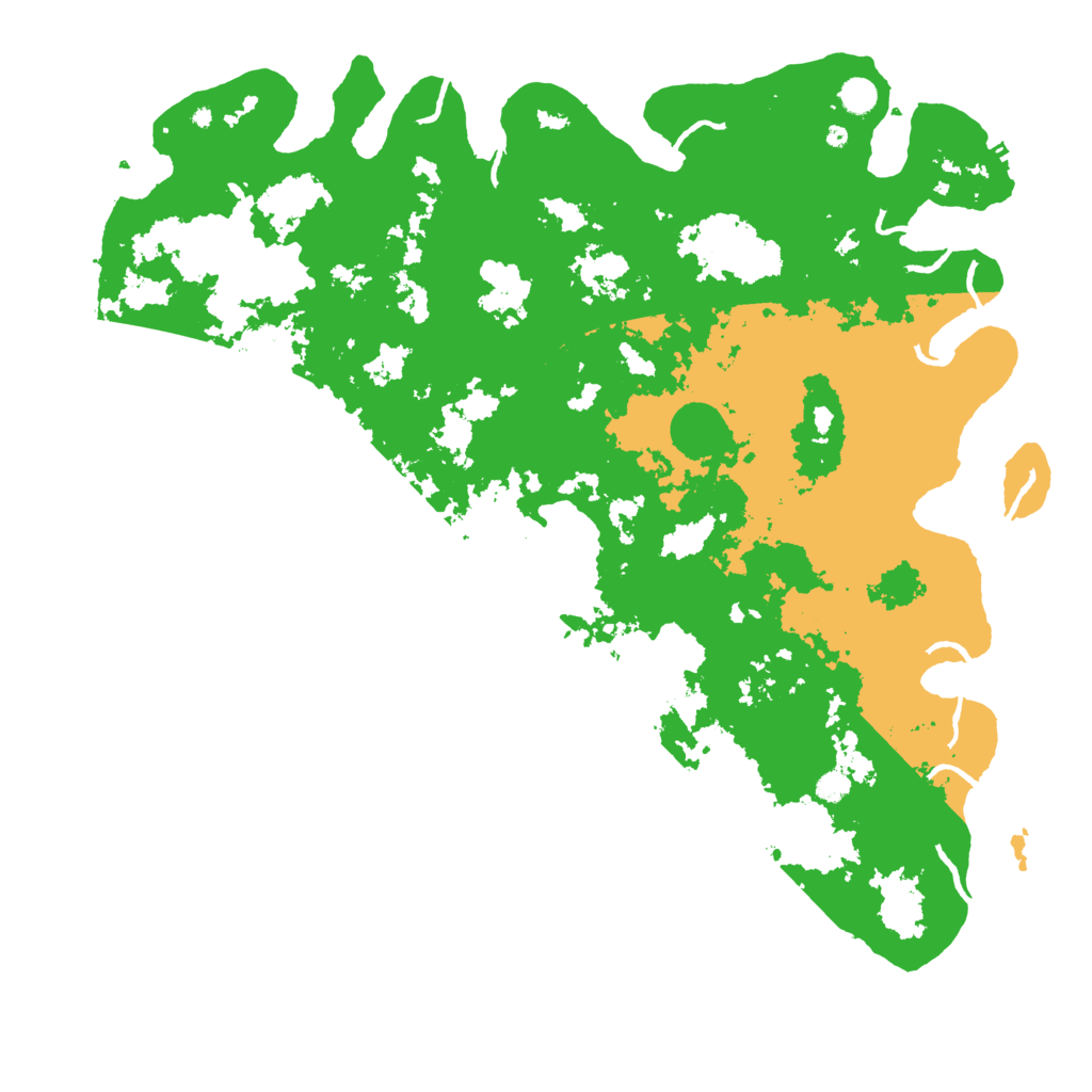 Biome Rust Map: Procedural Map, Size: 5250, Seed: 19640918