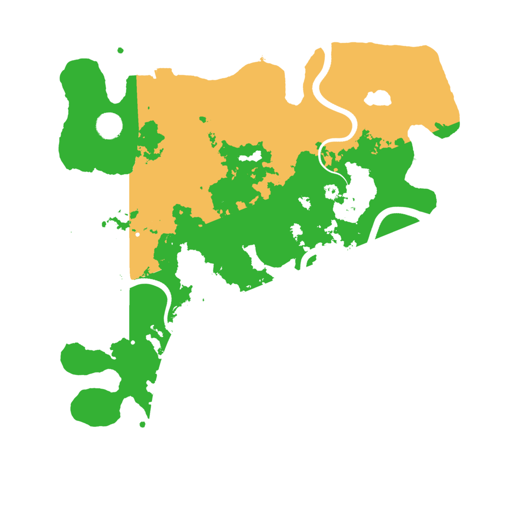 Biome Rust Map: Procedural Map, Size: 3500, Seed: 1797821686