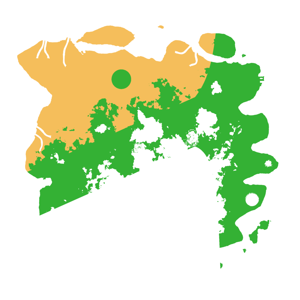Biome Rust Map: Procedural Map, Size: 4050, Seed: 2140506121