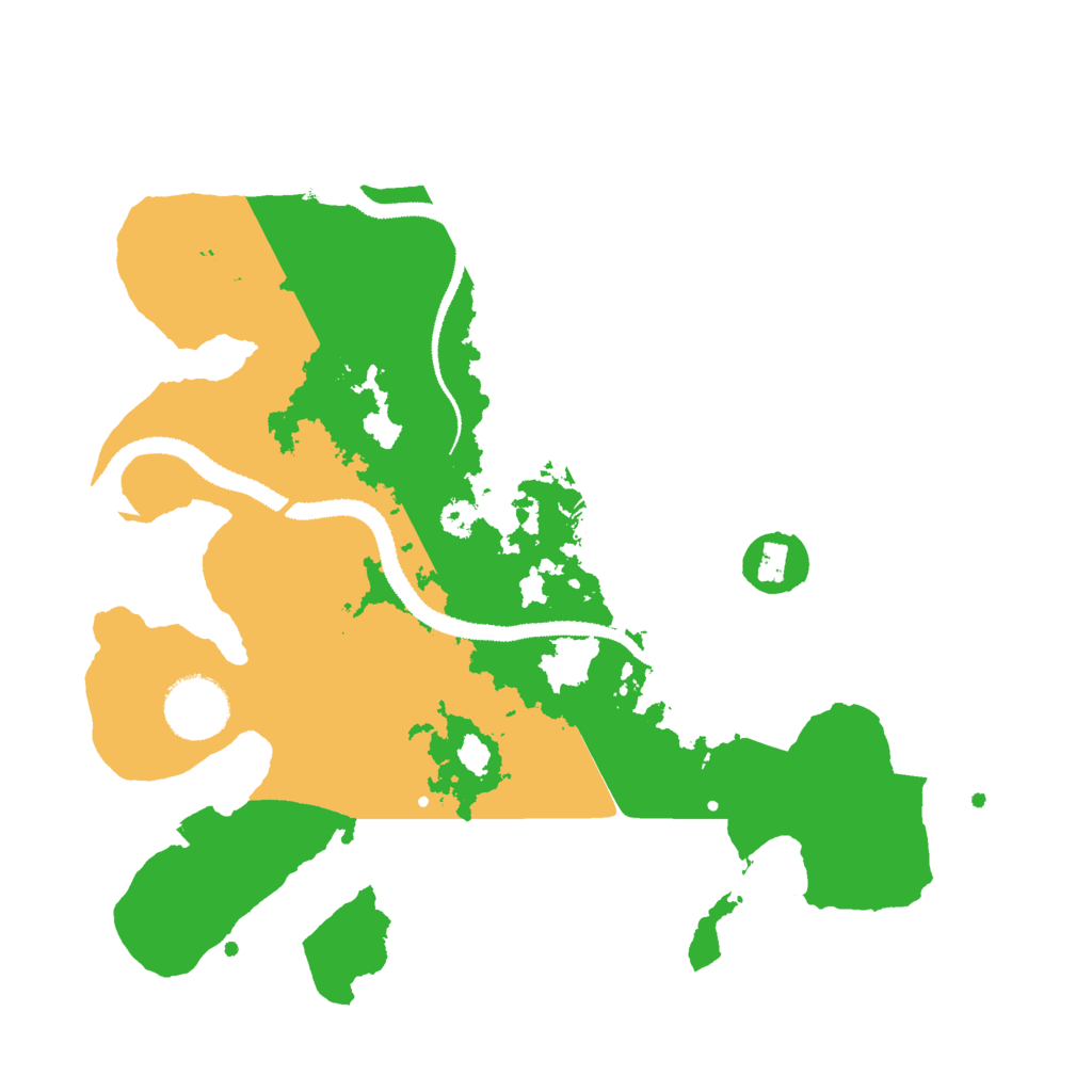 Biome Rust Map: Procedural Map, Size: 3000, Seed: 897507561