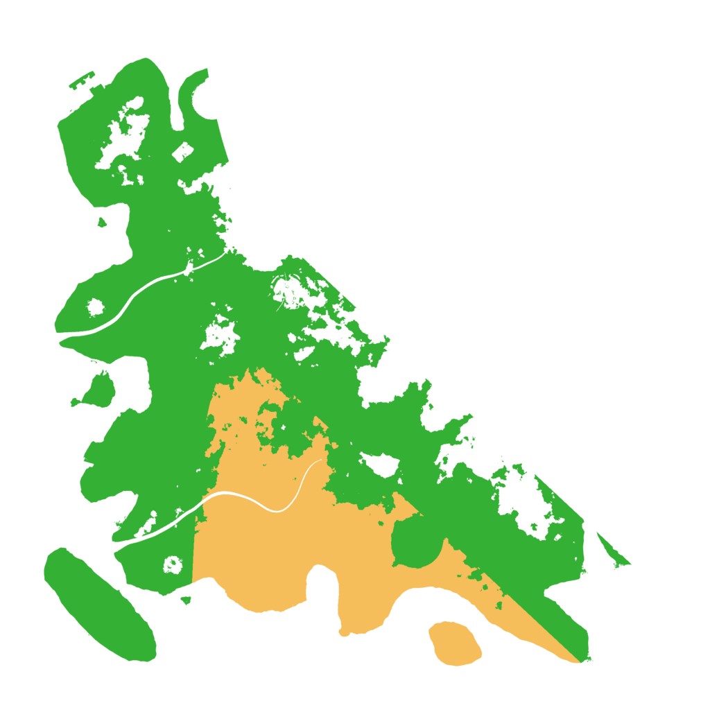 Biome Rust Map: Procedural Map, Size: 3800, Seed: 19965227