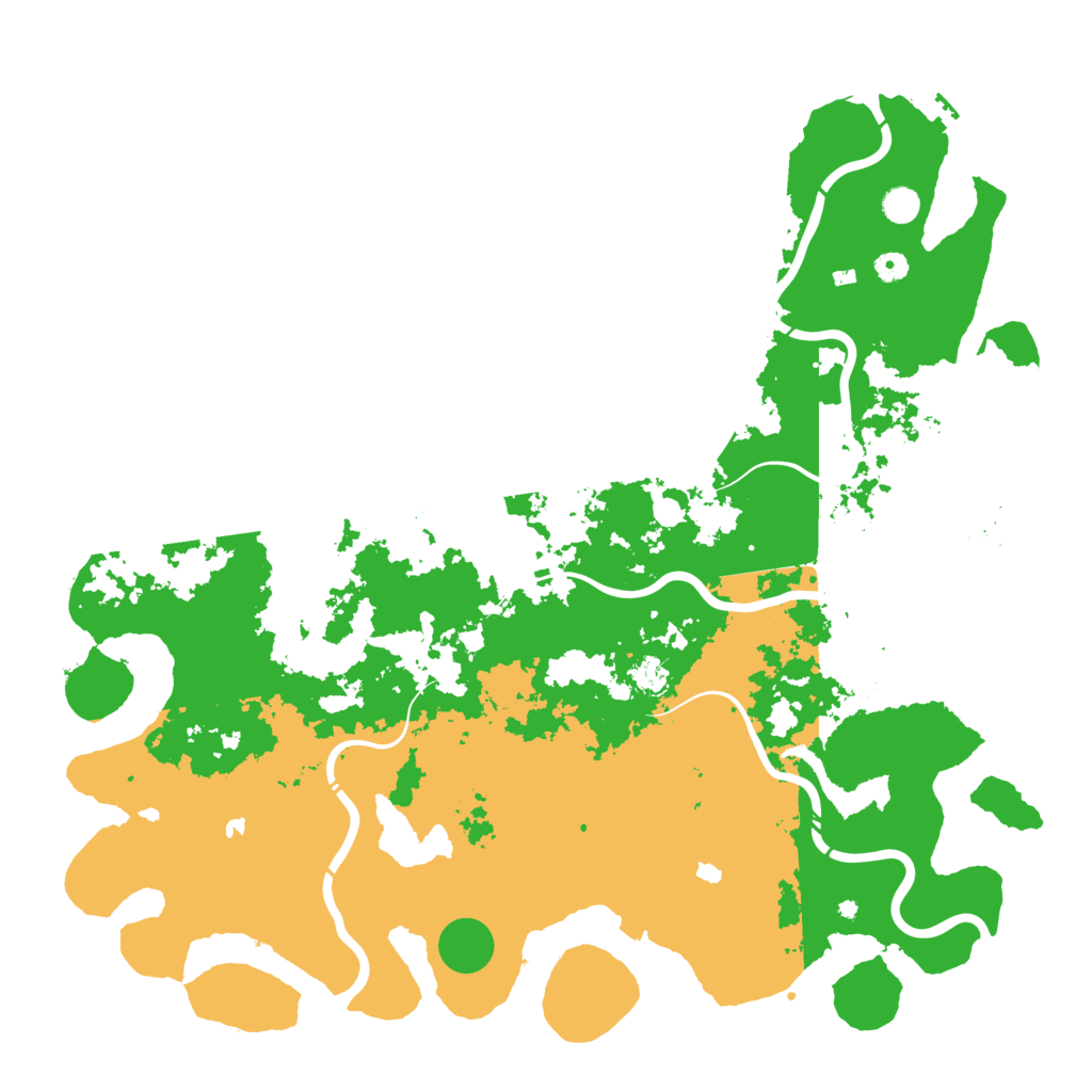Biome Rust Map: Procedural Map, Size: 5200, Seed: 1025638764