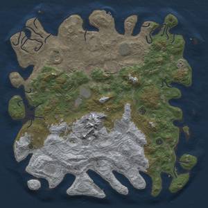 Thumbnail Rust Map: Procedural Map, Size: 5000, Seed: 526745650, 18 Monuments