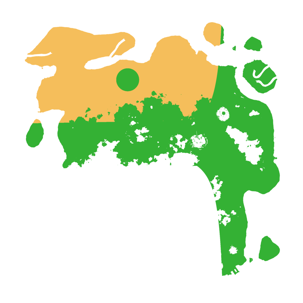 Biome Rust Map: Procedural Map, Size: 3500, Seed: 1984847910