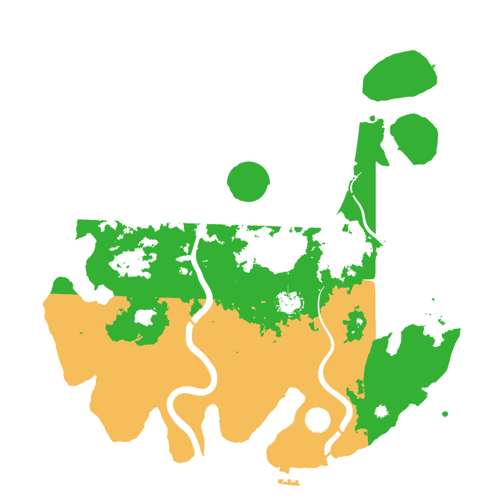 Biome Rust Map: Procedural Map, Size: 3500, Seed: 1185271056