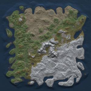 Thumbnail Rust Map: Procedural Map, Size: 5000, Seed: 3421342, 18 Monuments