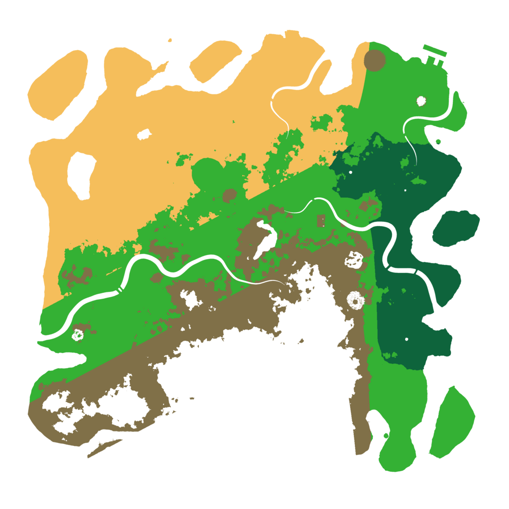 Biome Rust Map: Procedural Map, Size: 4250, Seed: 1835902