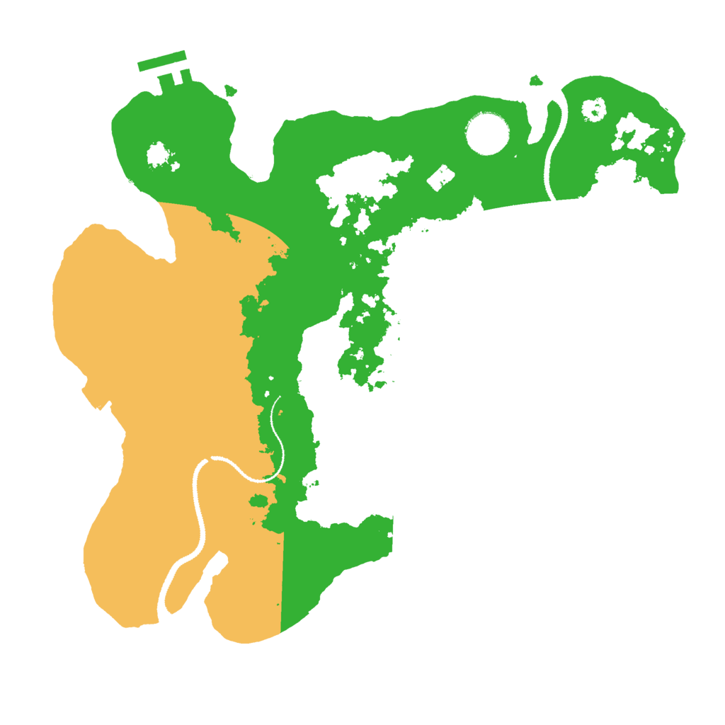 Biome Rust Map: Procedural Map, Size: 3000, Seed: 2057976790