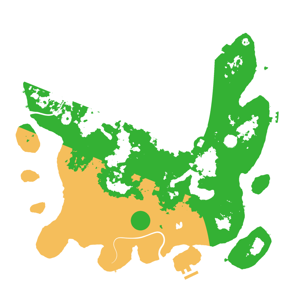 Biome Rust Map: Procedural Map, Size: 4000, Seed: 1380893337