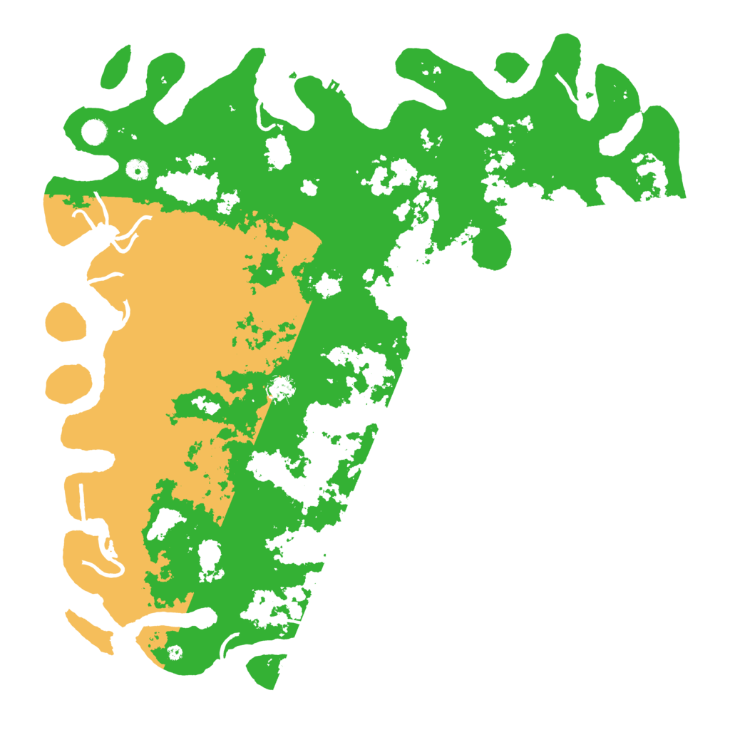 Biome Rust Map: Procedural Map, Size: 5000, Seed: 528121