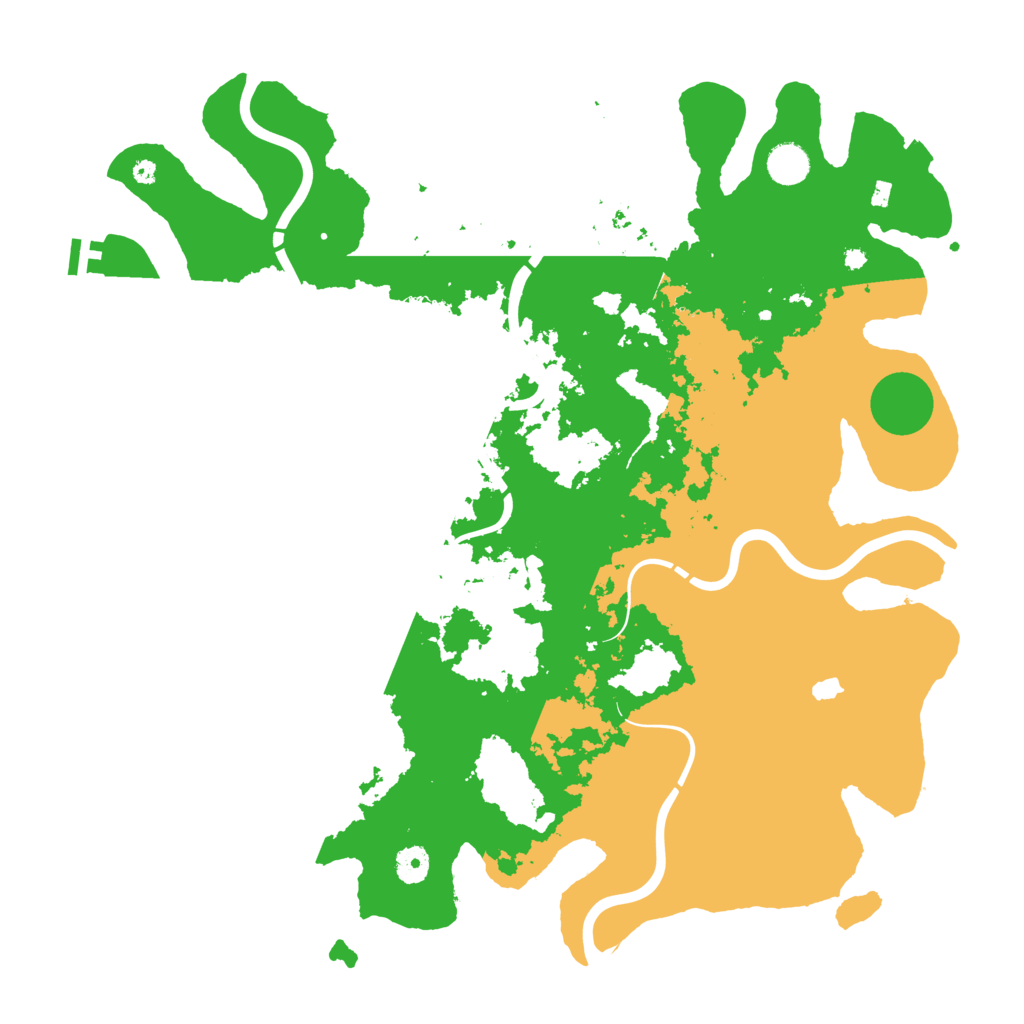 Biome Rust Map: Procedural Map, Size: 4300, Seed: 50118