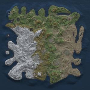 Thumbnail Rust Map: Procedural Map, Size: 4250, Seed: 259721532, 17 Monuments