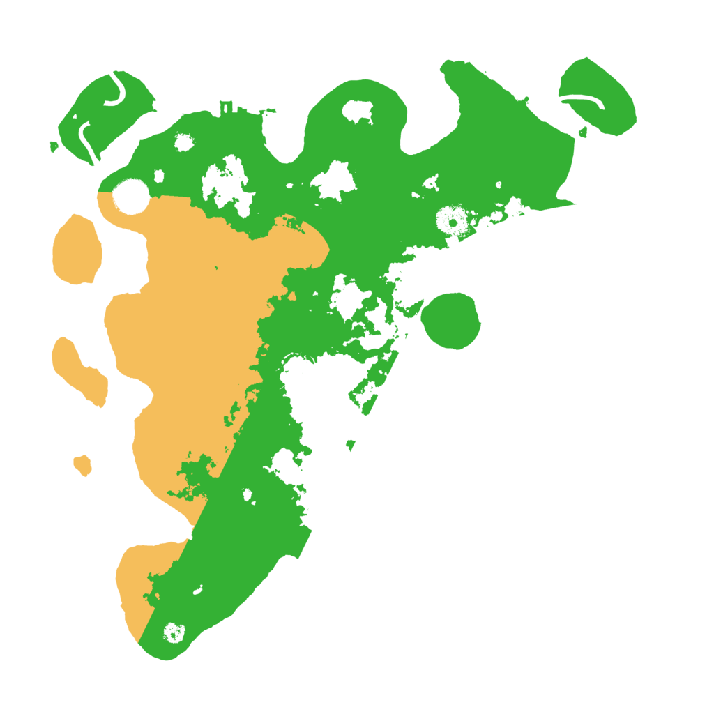 Biome Rust Map: Procedural Map, Size: 3500, Seed: 4490278
