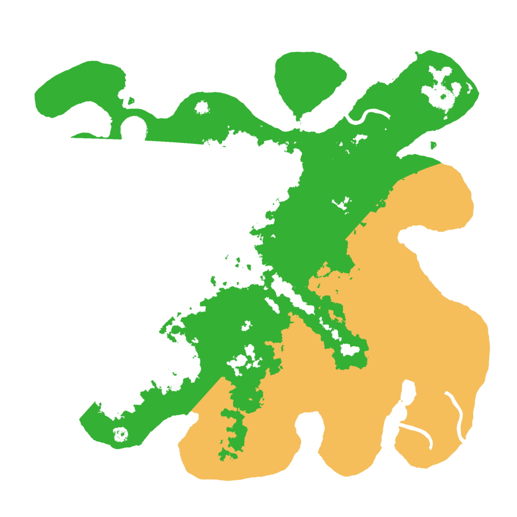 Biome Rust Map: Procedural Map, Size: 3500, Seed: 1290537915