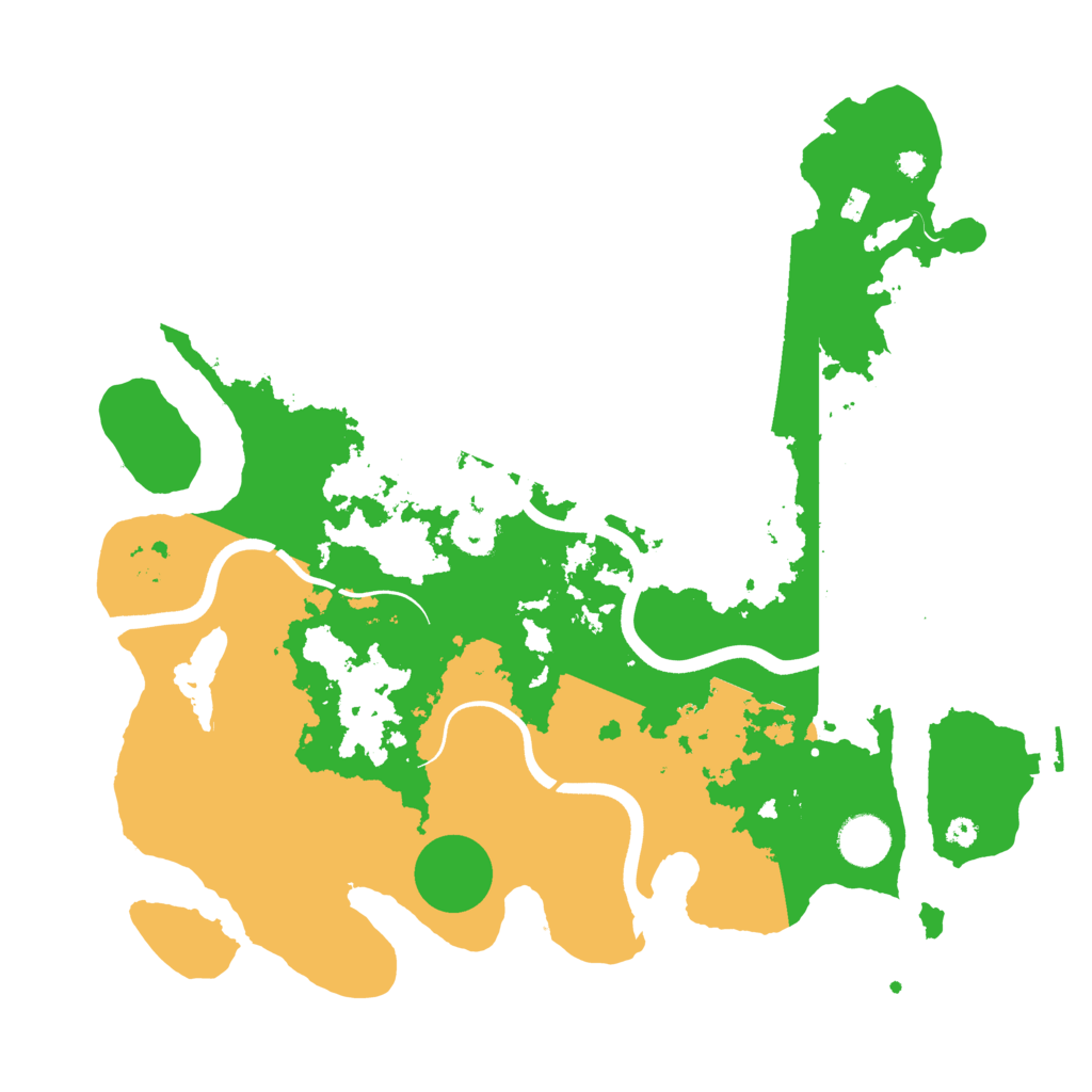 Biome Rust Map: Procedural Map, Size: 3700, Seed: 1129368075