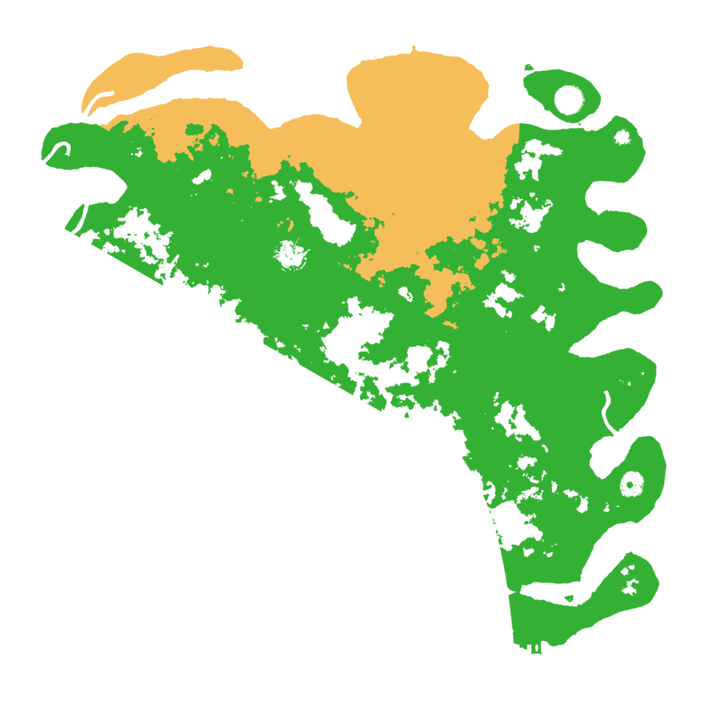 Biome Rust Map: Procedural Map, Size: 4300, Seed: 4250