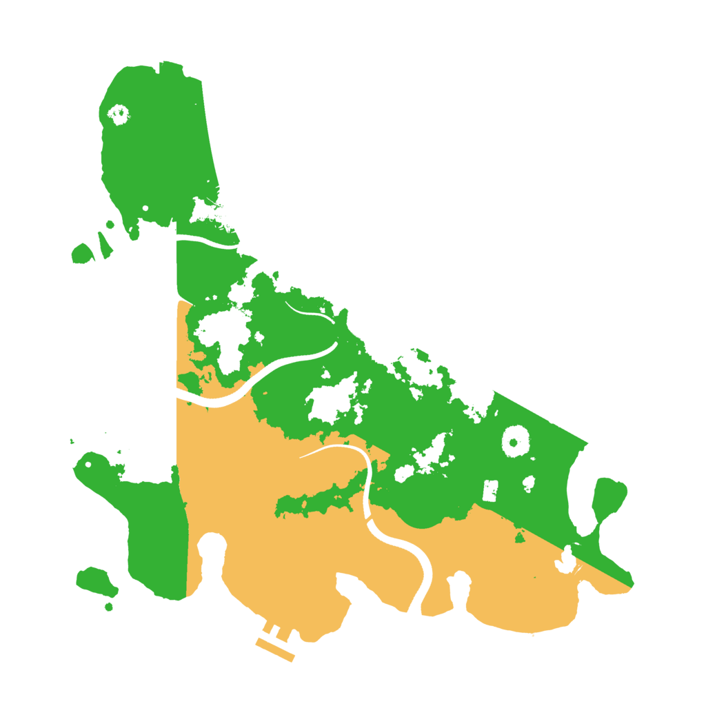 Biome Rust Map: Procedural Map, Size: 3500, Seed: 1704759909
